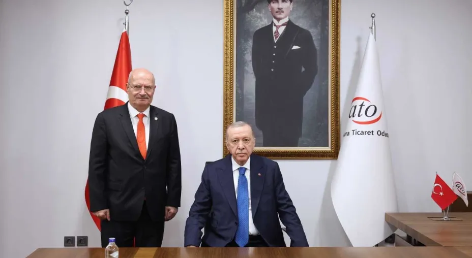 Son Dakika: Cumhurbaşkanı Erdoğan'dan Ankara Ticaret Odası'na Sürpriz Ziyaret!