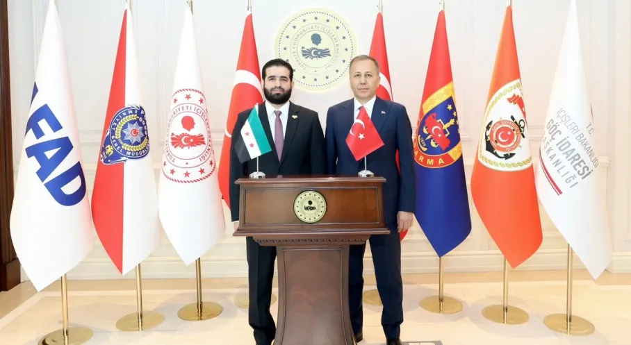 Son Dakika: İçişleri Bakanı Yerlikaya ve Suriyeli Bakan Hattab'dan Kritik Görüşme!