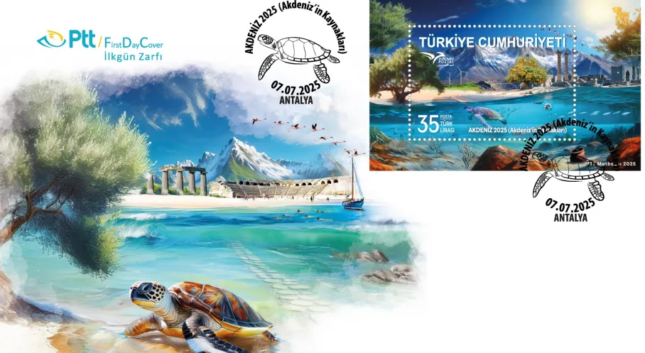 Son Dakika: PTT'den 'Akdeniz 2025' Temalı Özel Pul ve Zarf Sürprizi!