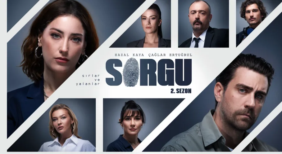 Sorgu Dizisi Yeni Sezon Afişiyle Geri Dönüyor! Hazal Kaya ve Çağlar Ertuğrul Yeniden!