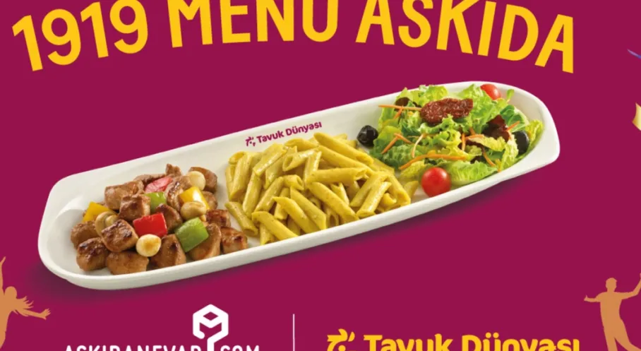 Tavuk Dünyası'ndan 19 Mayıs'ta Öğrencilere Büyük Jest! 1919 Menü Desteği