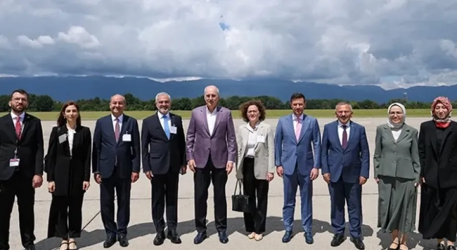 TBMM Başkanı Kurtulmuş İsviçre'de! Zirvede Kritik Görüşmeler!