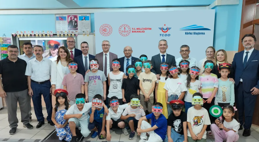 TCDD ve Körfez Ulaştırma'dan Çocuklara Demiryolu Güvenliği Eğitimi!