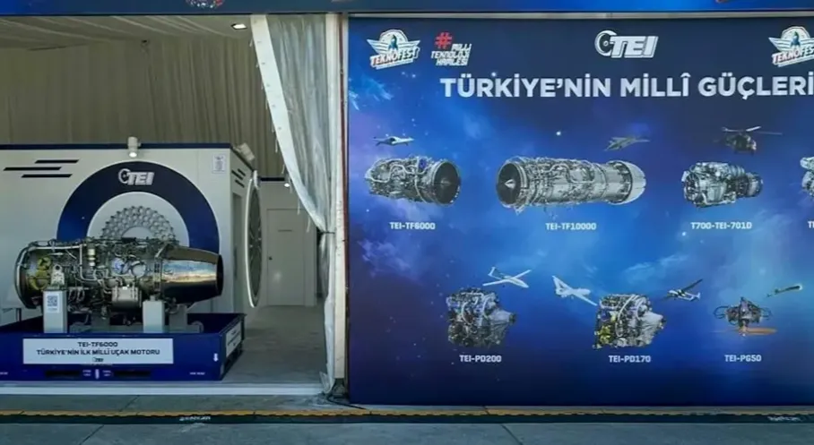 TEI Millî Motorları ve Üretim Kabiliyetleriyle TEKNOFEST Mavi Vatan’da