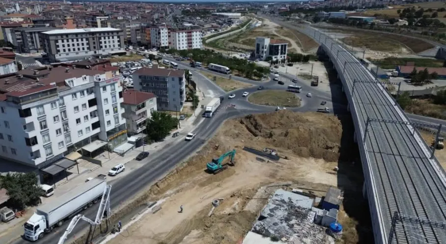 Tekirdağ’da Çerkezköy Ulaşımına Kapsamlı Kavşak ve Yol Düzenlemesi