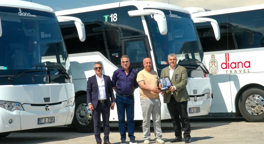 TEMSA'dan Diana Travel'a Dev Teslimat: Filo Artık %100 TEMSA Otobüslerinden Oluşuyor!