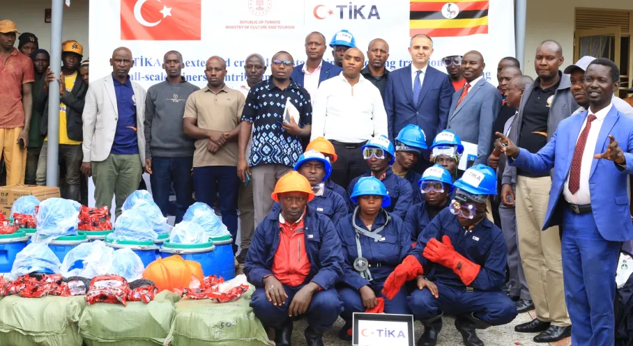 TİKA'dan Uganda Madenciliğine Altın Dokunuş: Üretim ve Güvenlik Artıyor!