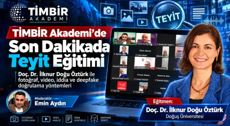 TİMBİR Akademi’de “Son Dakikada Teyit” eğitimi