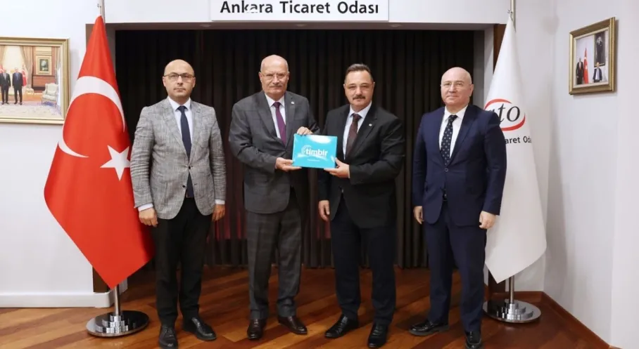 TİMBİR'den ATO Başkanı Baran'a Kritik Ziyaret: Dijital Medya Masada!