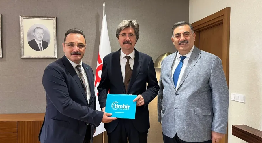 TİMBİR'den TRT Başkanı Yılmaz'a Ziyaret: İş Birliği ve Rekabet Vurgusu!