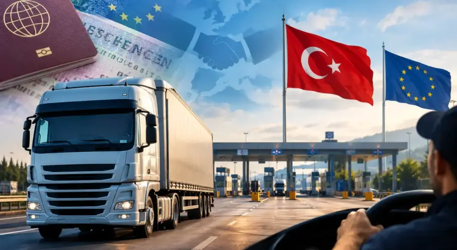 TIR sürücülerinin Schengen vizesi sorunları için diplomatik girişimler sürüyor