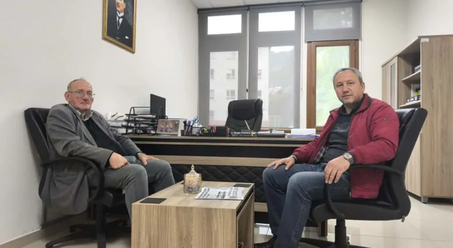 Trabzon'da BHA Muhabiri Özcan'dan Mustafa Türkmen'e Ziyaret!