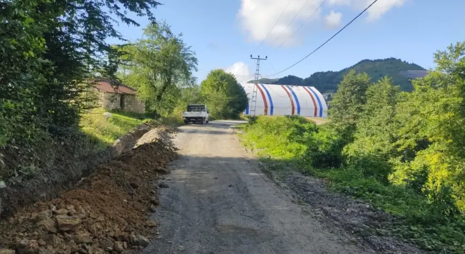 Trabzon’da İki Mahalleye 4 Bin 800 Metrelik İçme Suyu Hattı