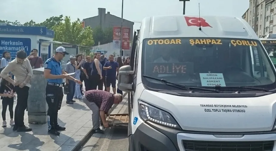 Tekirdağ'da Toplu Taşımada Klima ve Engelli Rampası Şoku! Zabıta Denetimi Başlattı