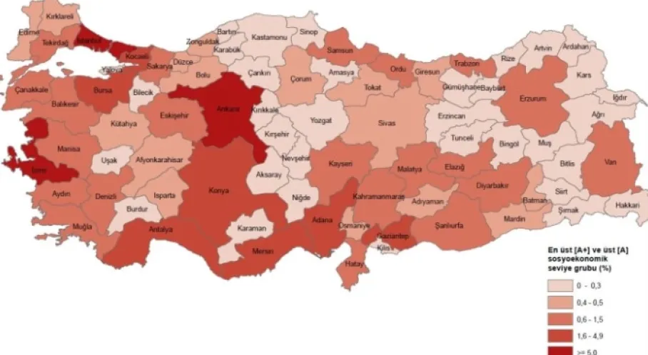 TÜİK Açıkladı: Gelir Seviyesi En Yüksek ve En Düşük İlçeler Belli Oldu!