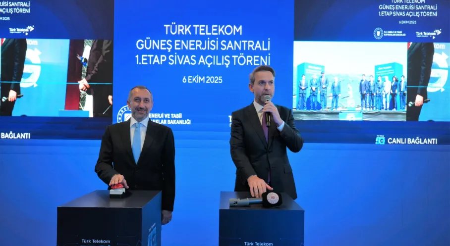 Türk Telekom'dan Sivas'a Dev GES Yatırımı: 5G ile İstanbul'dan Açılış!