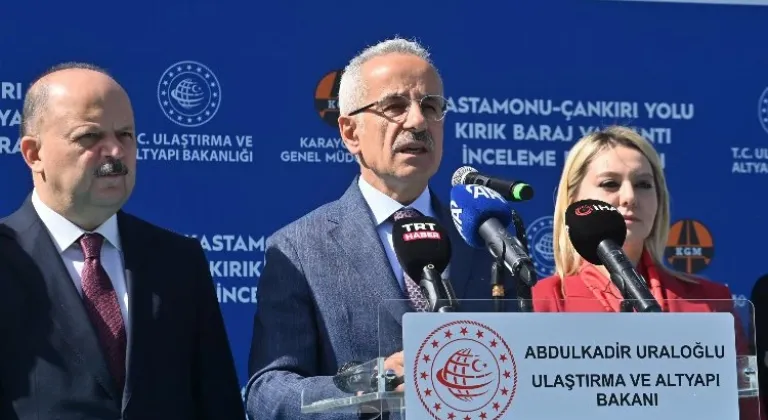 Ulaştırma ve Altyapı Bakanı Kastamonu'da Dev Projeler İnceledi