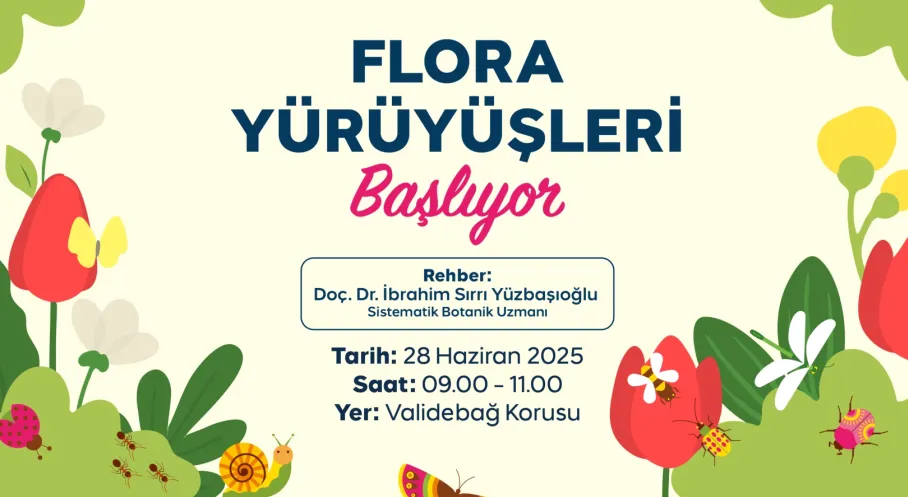 Üsküdar'da Doğa Tutkunlarına Müjde! Flora Yürüyüşleri Başlıyor