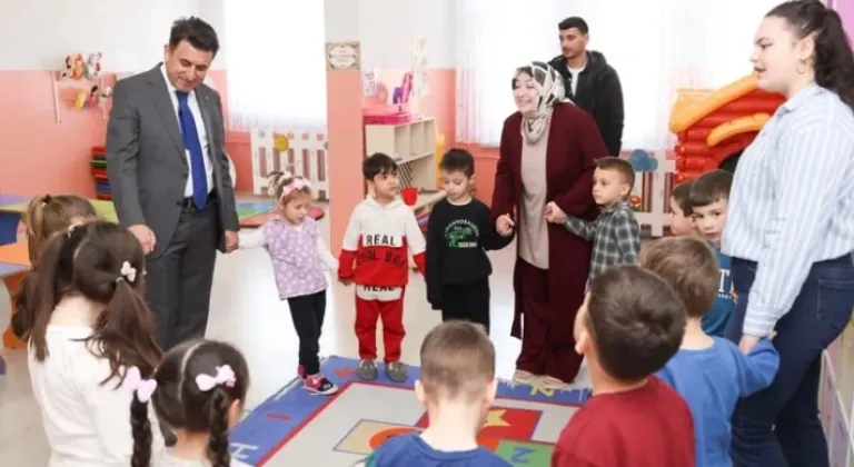 Vali Aygöl, Bilecik Anaokulu Ziyaretinde Minik Öğrencilerle Buluştu