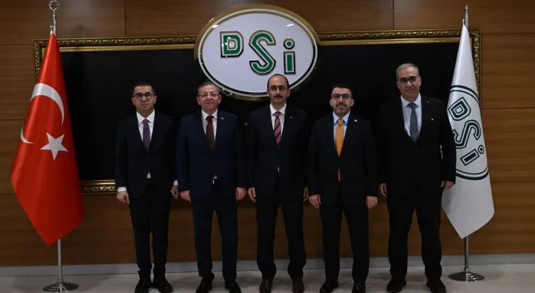 Vali Polat ve Milletvekili Çalkın'ın DSİ Genel Müdürü Balta'ya Ziyareti