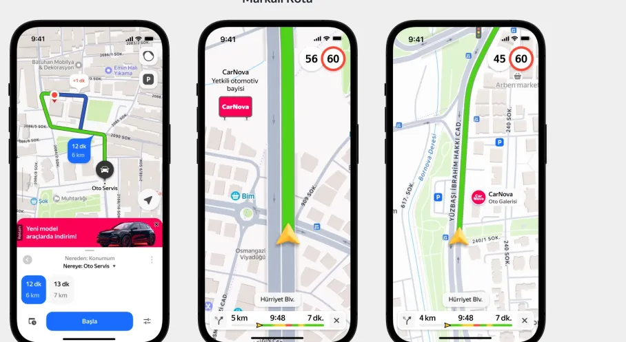 Yandex'ten İşletmelere Reklam Atağı: Haritalarda Yeni Dönem Başlıyor!