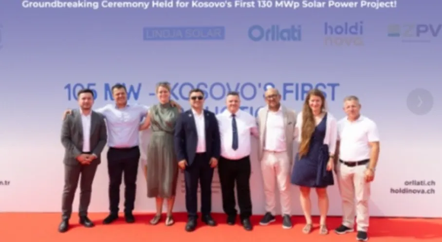 YEO Kosova'nın İlk 130 MWp Güneş Enerjisi Santralinin İnşasına Başladı