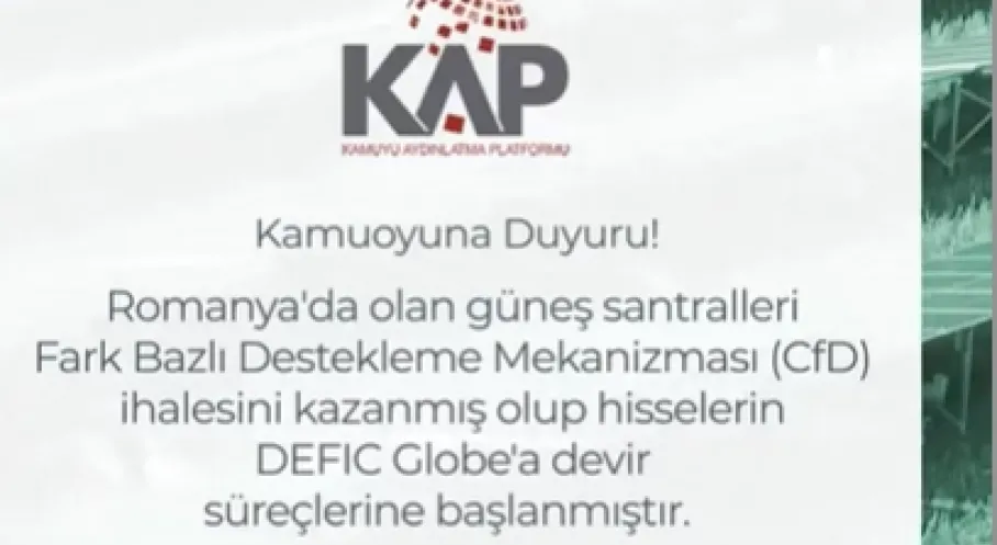 YEO Romanya'da Güneş Enerjisi Atağı! Dev Yatırım ile Gücünü Katlıyor