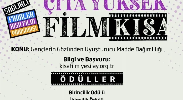 Yeşilay'dan Gençlere Uyuşturucuyla Mücadele İçin Kısa Film Yarışması