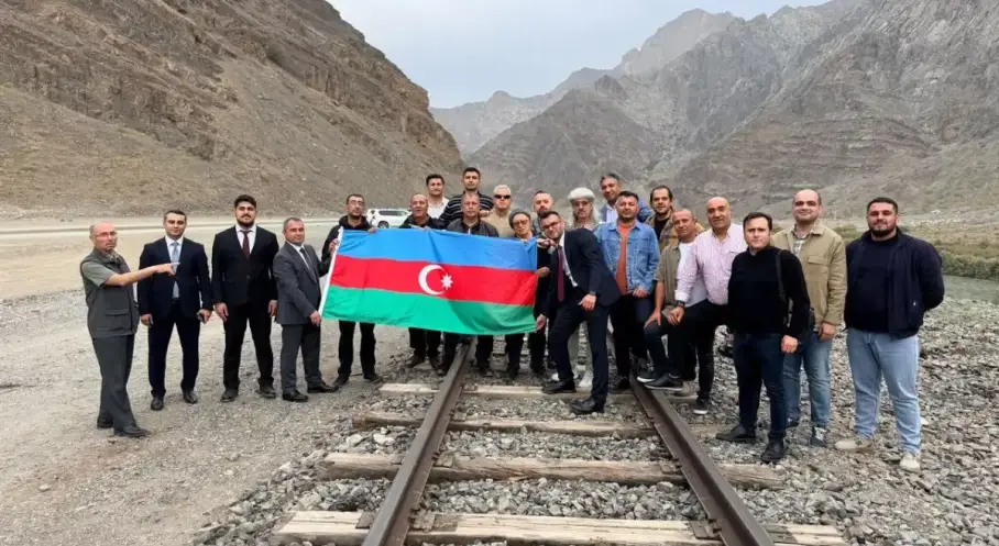 Zengezur Koridoru'nda demir yolu çalışmaları sürüyor