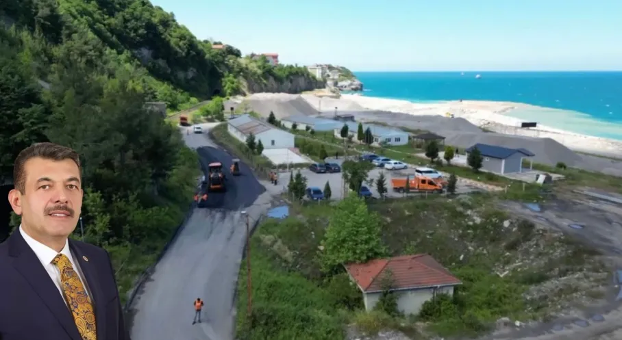 Zonguldak'ta Bayram Müjdesi: Sahil Yolu Asfaltlandı! Ulaşım Rahatladı